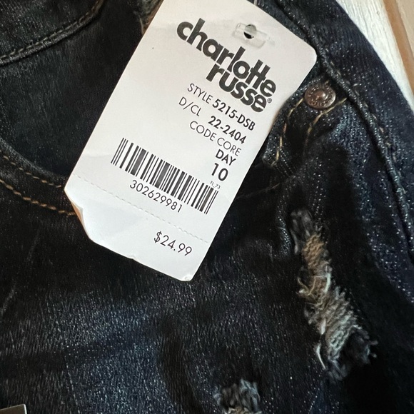 Mid Rise Jean Shorts - Picture 3 of 3